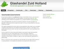 Tablet Screenshot of glashandelzuidholland.nl